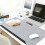 Φορητό Mouse Pad από Τσόχα για Γραφείο (Ανοιχτό Γκρι) 2