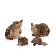 (Hedgehog-4PCS) Wild Children Simulation Hedgehog Animal Model Jungle Rat Handmedown Group