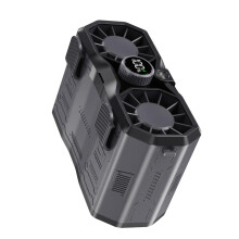 Waist Fan 15000mAh Rechargeable with TypeC Fast Charging LED Display Hands for Outdoor Sports