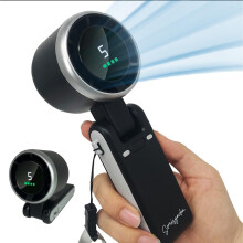 Portable Handheld Fan with TurboForce Airflow, 5Speed Rechargeable Pocket Fan for Outdoor Travel, 20H Runtime