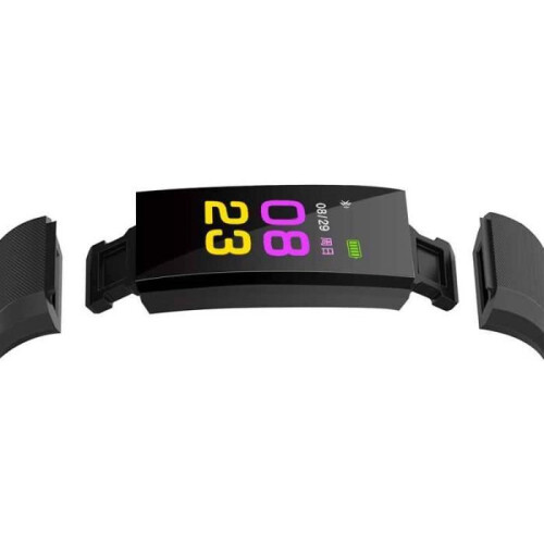 Bluetooth-smartarmband met activiteitstracker - Zwart - Gezondheidstracker - Compatibel met Android 1