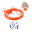 TMISHION Gioco da basket per vasca da bagno per bambini - Rosso - ABS - 24 mesi e oltre 4