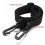 Tracolla per borsa a tracolla - Nylon - Regolabile - 130 cm - 2,5 cm - Colore nero 2
