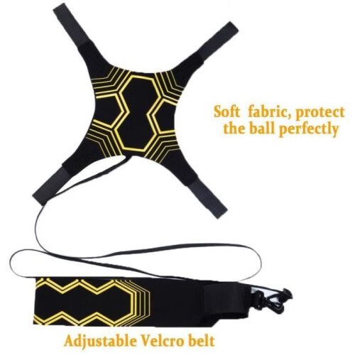Trainingsvoetbal met elastische tailleband - Zwart - Unisex 1
