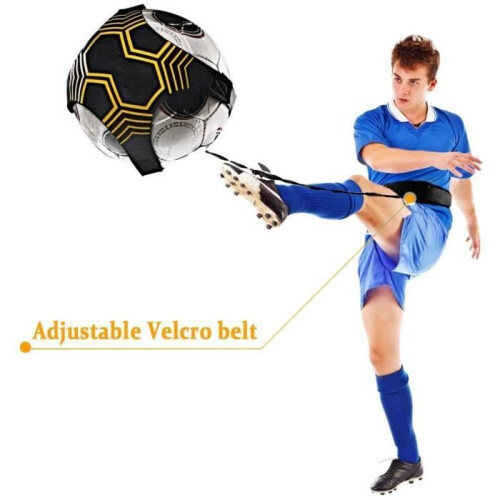 Trainingsvoetbal met elastische tailleband - Zwart - Unisex 2