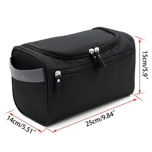 Cube toiletry bag with hook and thick sponge 1