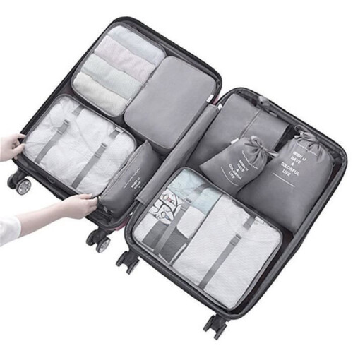 Organizer per bagagli - Noname - 8 pezzi - Impermeabile - Resistente all'acqua - Unisex 1