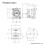 Ethercon Rj45 Chassis Socket,D-N8FDP RJ45 Feed/Pass Panel Mount Jack,D Series Cat5 RJ45 Vertical Panel-Mount Connector 3