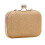 Borsa a mano - Bling - Oro - Pochette da sera - Mini bag - Catena da 120 cm 2
