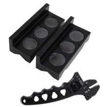 Aluminum Adjustable Wrench Spanner + Vise Jaw Inserts for Fuel Hose End Fitting Automotive Connector Installation Tool