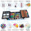 Set di strumenti professionali per pittura da 145 pezzi con organizer portatile 2