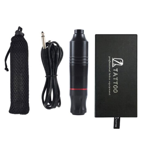 Tattoo machine kit voor beginners, zwarte tattoo pen 1