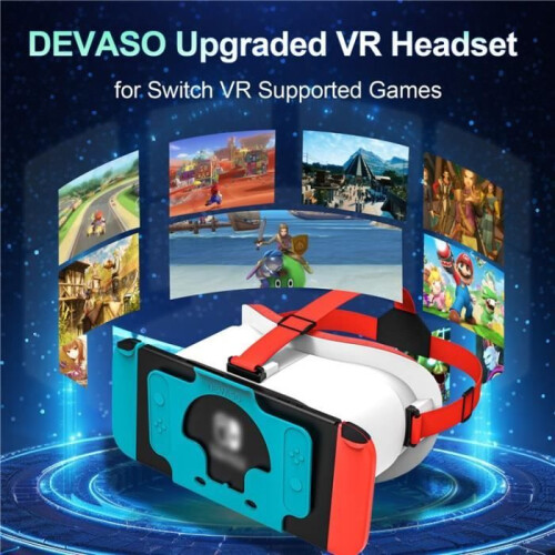 VR-bril - DEVASO - 1110092 - Compatibel met Nintendo Switch OLED - Ultratransparant - Bescherming 2