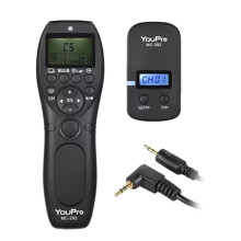 YOUPRO MC-292 2.4G Wireless Remote Control LCD Timer Shutter Release Channels for /// E3