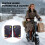 (Lattice) Winter Motorcycle Handlebar Muffs - Waterproof & Windproof 4