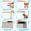 12 Pack Magnetic Screen Clips, Screen Fixing Kits, Self-Adhesive Screen Strips 2