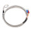 Sensor de termocupla tipo K, acero inoxidable, 1 m, 14 mm ID 2