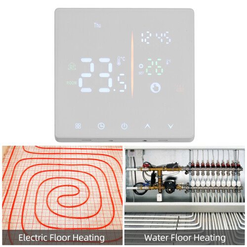 Termostato digitale intelligente per la casa con display LCD programmabile Modalità automatica 2