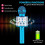 Karaoke microfoon - ZGEER - Bluetooth model - 5W luidspreker - Draagbaar - Kinderen/Volwassenen 2