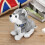 Cachorro robô de pelúcia eletrônico interativo com som e sensor de toque, late e anda, presente para crianças e bebês, aniversário. 4