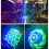 Σάρωση δέσμης λέιζερ RGB με μοτίβα DMX για DJ Dance Bar 4