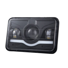 Faro LED 4x6 pollici 75 W 7500 lm Nero 6000 K