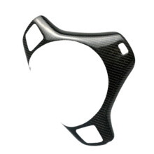 Real Carbon Fiber Car Steering Wheel Panel Decoration Cover Trim Sticker for 3 Series E90 E92 E93 M3