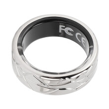 Bague intelligente multifonctionnelle 16mAh, taille 11, alliage