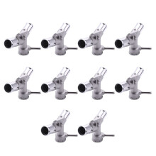 10X Aluminium Engine Radiator Filler Neck Coolant Thermostat Housing Water Pipe for  Yaris Belta Vios Vitz