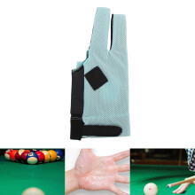Gant de billard à 3 doigts vert clair taille unique