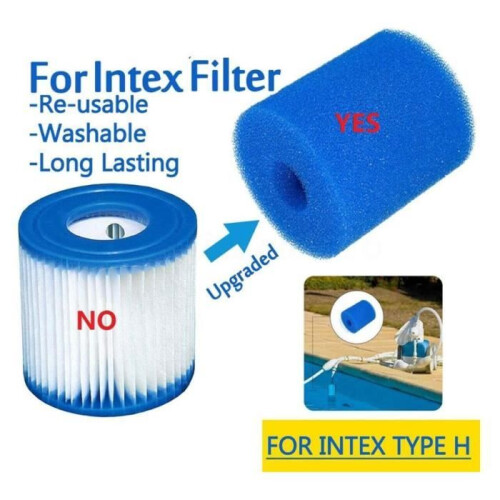 Σφουγγάρι φίλτρου σπα - Intex - S1 - Επαναχρησιμοποιούμενο - Πλενόμενο - 2 τεμάχια 1