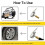 LuftpumpendüSenadapter mit Deflation Inflator Ventil Stecker Kopfclip Metall Fast Conversion Car 3