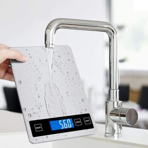 Ηλεκτρονική ζυγαριά κουζίνας, 15 kg/33 lb, ακρίβεια 1 g/0,1 oz, φόρτιση USB, οθόνη LCD 2