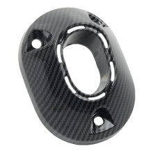 Couvercle de Protection de Tuyau D'Échappement de Moto pour PCX 160 2021-2022 Couvercle de Queue D'Échappement de Silencieux Arrière en Fiber de