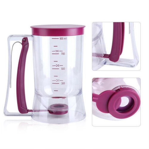 Misurino - Cucina - 900 ml - Plastica resistente al calore - Trasparente - 1 pezzo 2