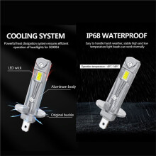 2Pcs H1 LED Headlight Bulb High Power Fog Lamp 6500K 12V Led Lights for Car Lamps Driving Running Lamp
