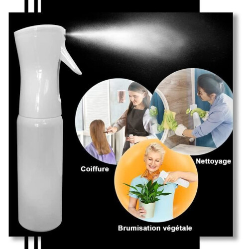 Ψεκαστήρας Ομίχλης - ABURNUDREY - 200 ml - Ξαναγεμιζόμενος - Ψεκασμός 360 - 2 τεμάχια Λευκό 2