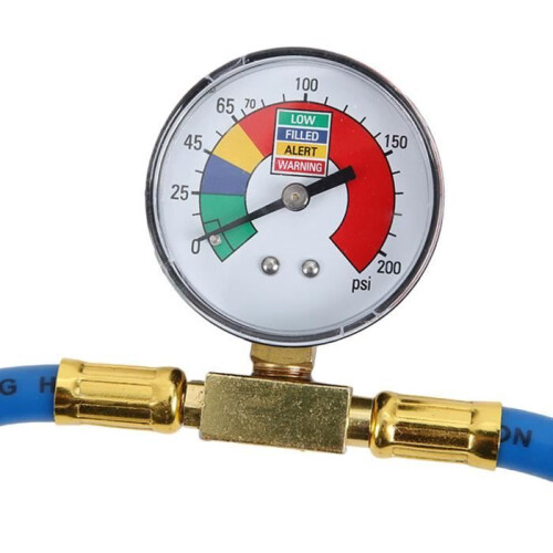 Vicica R134A auto-airconditioning koelmiddel vulslang gasmeter 1