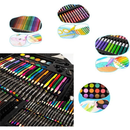 Matite colorate - Kit per colorare - 150 pezzi - Acquerello - Plastica - Misto 1