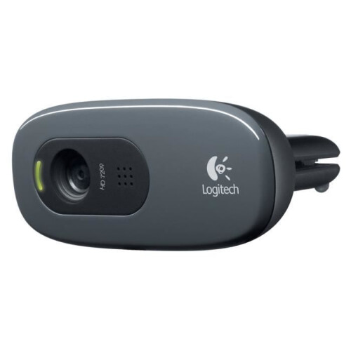 Logitech HD Webcam C270 Κάμερα web HD με ενσωματωμένο μικρόφωνο Συμβατή με Skype-MSN-Facebook, μαύρο 2