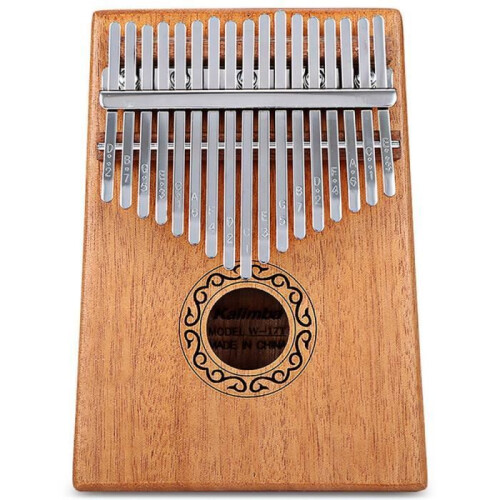 Kalimba 17 πλήκτρων, φορητό ξύλινο πιάνο με αντίχειρα 1