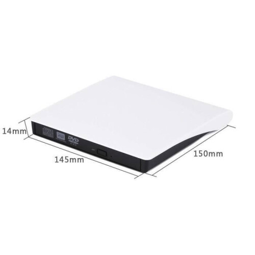 External DVD/CD Burner - USB 3.0 - Ultra Slim - Windows 10 Compatible - Black 2