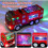 Camion dei pompieri elettrico con luci e suoni, per bambini di 3, 4, 5 e 6 anni. 2