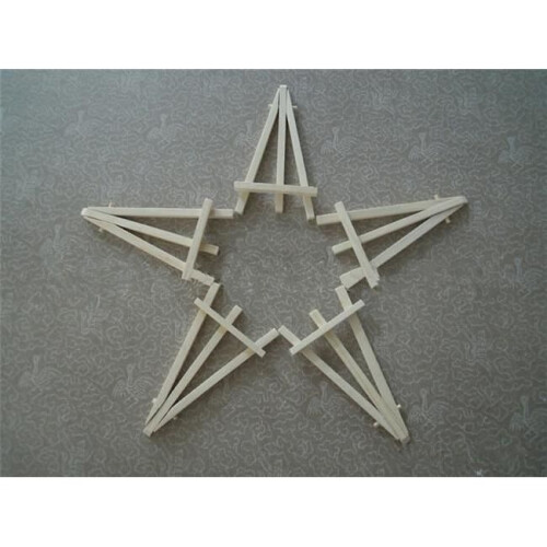 Conjunto de 10 mini cavaletes de mesa de madeira para decoração de arte 1