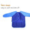Grembiule impermeabile per bambini - Non specificato - Maniche lunghe - 3 tasche - Blu 3