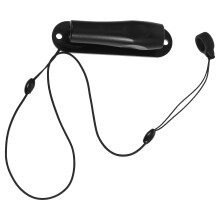 2Pcs Elastic Pen Holder Black Nylon Silicone Anti-Loss Pen Lanyard