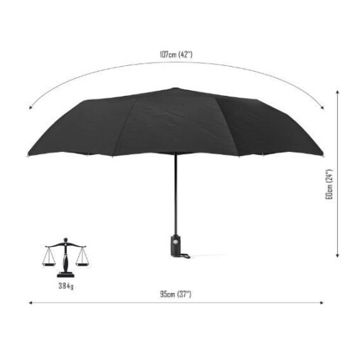 Folding umbrella with one-button automatic opening and closing, windproof, water-repellent, compact, durable, lightweight 2