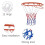 Basketbalnet - Meerkleurig - Set van 2 - Nylon - 53 cm - Binnen/Buiten 3