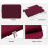 Laptop Sleeve - Unspecified - 14 inch - Shockproof - Front Pocket - Red Polyester 4