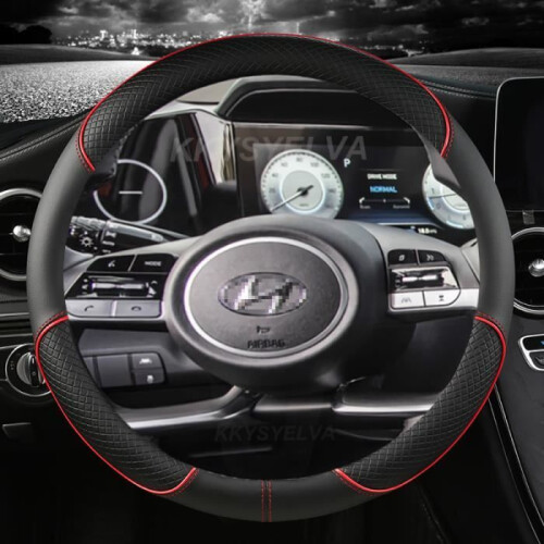 Κάλυμμα τιμονιού - Hyundai Tucson 2021 - Συνθετικό δέρμα - Λευκό - Άνεση οδηγού 2